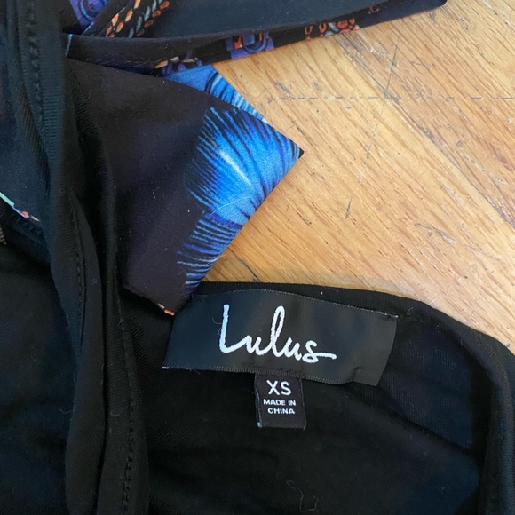 lulu’s one shoulder tie bodysuit - Picture 2 of 5